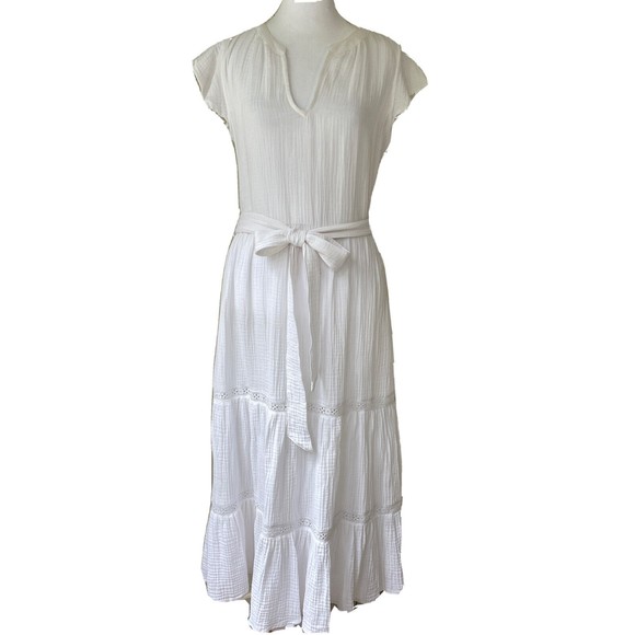 Magaschoni White Midi Dress - Picture 8 of 8